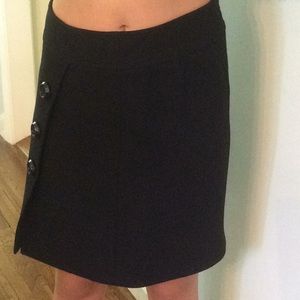 Dolce&Gabbana Wool Skirt w/ Animal Print Lining